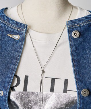 AMERICAN HOLIC ノットチェーンネックレス Silver