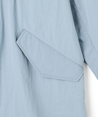 JOSEPH HOMME 新素材【高機能素材/ライナードッキング対応】トラセアナイロンタッサー　モッズコート スカイブルー系