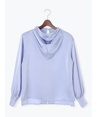 Te chichi ドレープネックブラウス《2025Autumn catalog vol.2 item》 ブルー