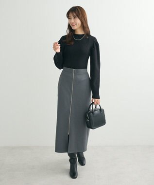 Green Parks ・ｓｗｉｎｇ　ｂｙ　ラメニットパワーショルダー Black