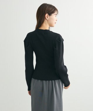 Green Parks ・ｓｗｉｎｇ　ｂｙ　ラメニットパワーショルダー Black