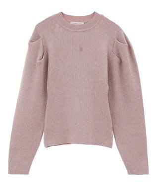 Green Parks ・ｓｗｉｎｇ　ｂｙ　ラメニットパワーショルダー Pink