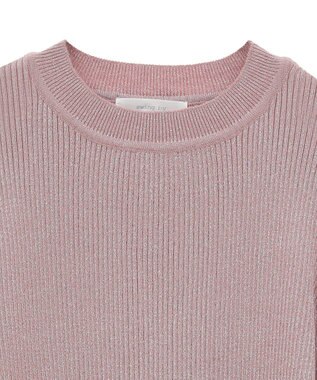 Green Parks ・ｓｗｉｎｇ　ｂｙ　ラメニットパワーショルダー Pink