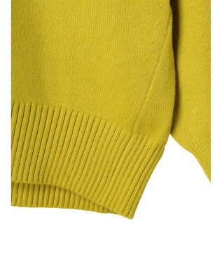 AMERICAN HOLIC バイパチ袖ボリュームニットプルオーバー　 Yellow