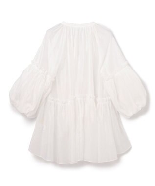 GRACE CONTINENTAL ギャザーカフタントップ キナリ