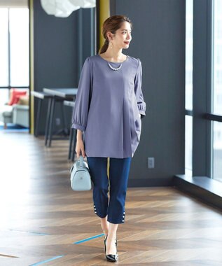 Tiaclasse 【日本製】コットンパール ネックレス シルバー