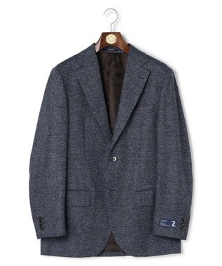 J.PRESS MEN 【ZIGNONE SOUL / ジニョーネ ソウル】 ウールシルクツイード ジャケット ダルブルー系