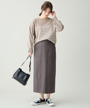 ANY L ベイカーチノスカート スレート