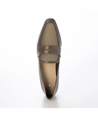 MODE ET JACOMO <carino>メッシュチュールローファー カーキ