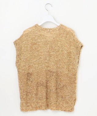 自由区 S ファンシーラメスラリット ニット モカ