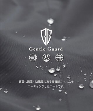 GOTAIRIKU 【シーンレスに対応】ブライトシャンブレーミリタリーパーカ コート ブラック系8