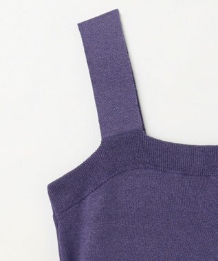 GRACE CONTINENTAL ニットキャミワンピース ブルー