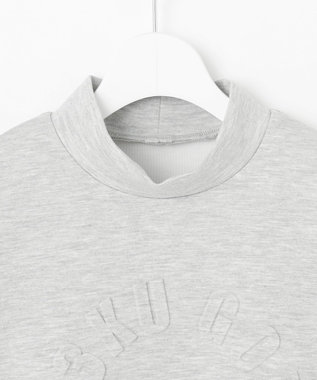 23区GOLF 【WOMEN】【吸水速乾/UVケア】長めの半袖丈でトレンドのモードスタイル！スウェットモックネック ライトグレー系