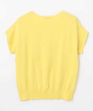 ANY L ハーフスリーブニット イエロー