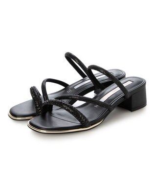 MODE ET JACOMO <MODE ET JACOMO>ラインストーンストラップミュールサンダル