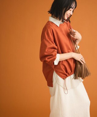 Green Parks イージーケアアソートシャツチュニック Beige