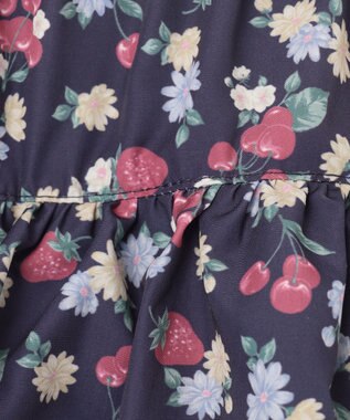 ANY KIDS 【チェリーベリーシリーズ】フルーツ フリル キュロット ネイビー系