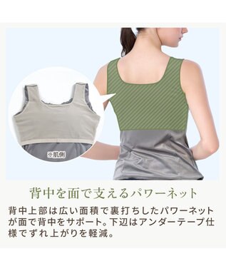 BRADELIS New York 【BRADELIS NewYork peace】シャイニーベロアブラキャミ25 カップ付き ブラトップ 補正 下着 グレー