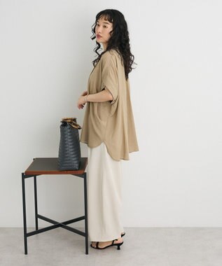 CRAFT STANDARD BOUTIQUE ヴィンテージボイルミルフィーユチュニック Beige