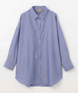 ANY 【UVケア・吸水速乾・接触冷感】ラク映えドライシャツ ブルー系