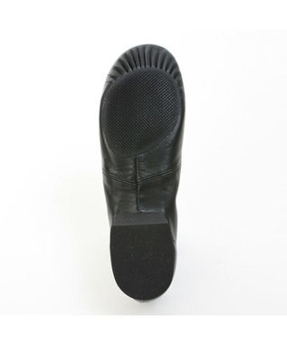 Chacott ローカットプリーツジャズシューズ（ラバーソール）25.5、26.0ｃm ブラック