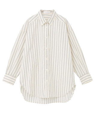 Green Parks イージーケアアソートシャツチュニック Ivory