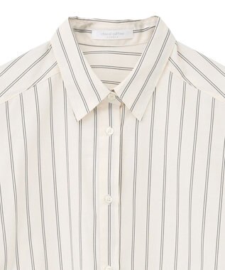 Green Parks イージーケアアソートシャツチュニック Ivory