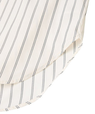 Green Parks イージーケアアソートシャツチュニック Ivory