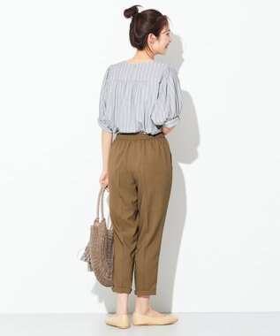 ANY 【接触冷感・UVケア】イージーケア美脚 パンツII キャメル