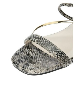 Green Parks ・ｍｉｎｉａ　ナローストラップミュール Python