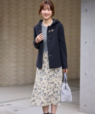 ANY SIS 【2WAY】ベルトメタルファートート バッグ ライトグレー