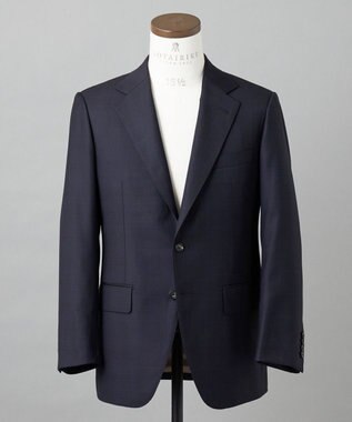 GOTAIRIKU 【Loro Piana Fabric】365 通年スーツ(ネイビー×格子) ネイビー系4