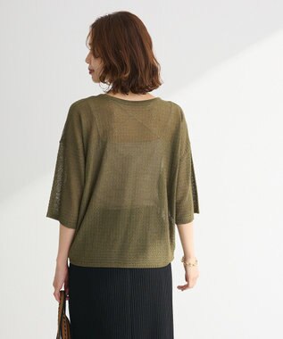 Green Parks ・ＥＬＥＮＣＡＲＥ　ＤＵＥ　シャーリングシアーニット Green