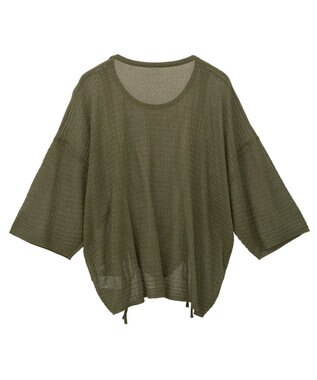 Green Parks ・ＥＬＥＮＣＡＲＥ　ＤＵＥ　シャーリングシアーニット Green