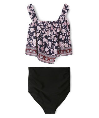 San-ai Resort（三愛水着楽園） 【SALE】ノンワイヤー水着　【San-ai Resort（サンアイリゾート）】 ネイビー×ブラック