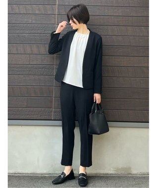 Green Parks ｅｆ－ｄｅ　ストレッチツイルカラーレスジャケット Black