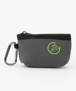 PW CIRCULUS 【UNISEX】ロゴ ボールポーチ ライトグレー系