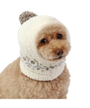 PET PARADISE ペットパラダイス ニット帽子《ノルディック柄》小型犬 ノルディック柄
