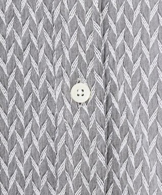 JOSEPH HOMME アロージャガードストレッチ　レギュラーカラーシャツ ライトグレー系