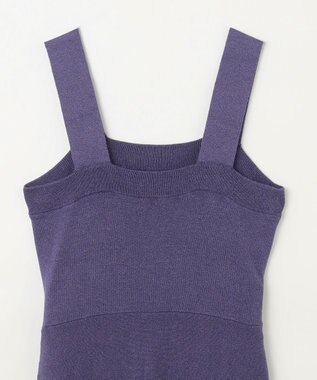 GRACE CONTINENTAL ニットキャミワンピース ブルー