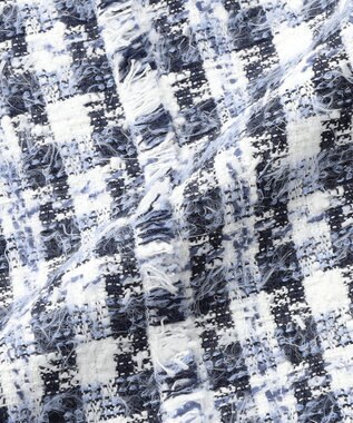 BEIGE， BERYL / ファンシーツイード Iラインスカート Navy Mix