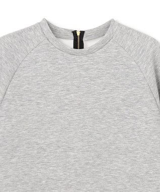 UNFILO 【WEB限定カラー】BEAUTY FORM JERSEY バックZIP プルオーバー グレー
