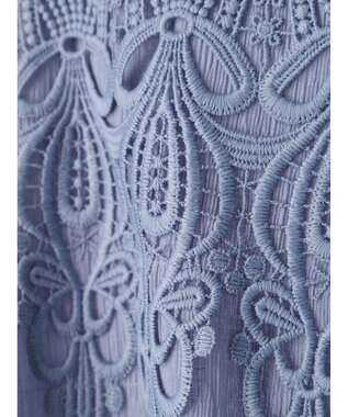 Green Parks ・ＥＬＥＮＣＡＲＥ　ＤＵＥ　ケミカルレースブラウス Blue