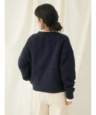 CRAFT STANDARD BOUTIQUE ブークレニットプルオーバー Navy