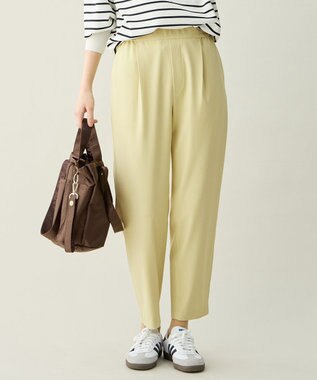 ANY L イージーケアライトストレッチテーパードパンツ