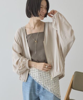 AMERICAN HOLIC Vネックドルマンブルゾン