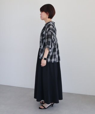 CRAFT STANDARD BOUTIQUE ドロストギャザースカート Black
