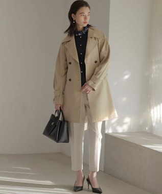 組曲 L リラクシング トレンチコート ベージュ系