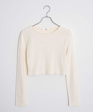 WEGO ヴィンテージウォッシュリブロンT オフホワイト