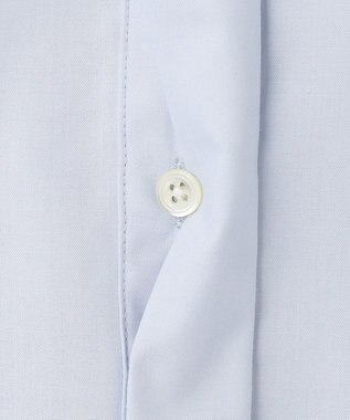 J.PRESS LADIES 【洗える】ポリエステルスパンソフトクロス レース ブラウス サックスブルー系